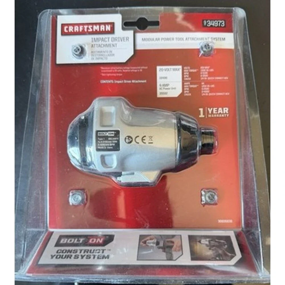 Craftsman Bolt-On Impact Driver Attachment CMCMTI 934973
